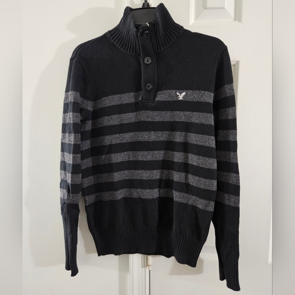 Mens American Eagle Sweater Black S